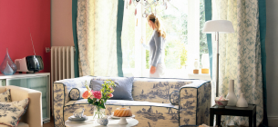 20 Inspirasi Dan Mengenal Desain Interior Toile de jouy Yang Cantik